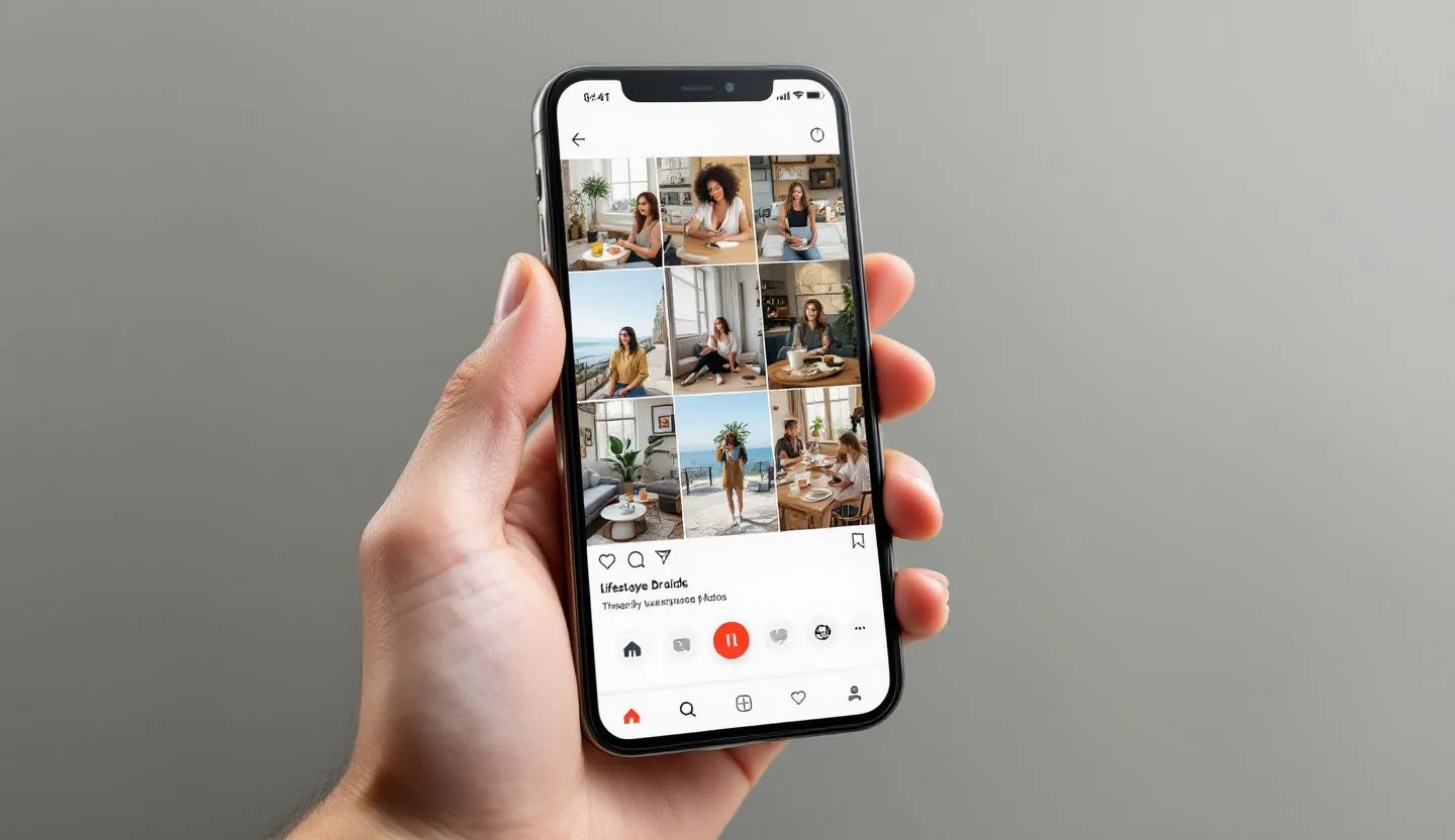A small business encouraging users to create content that aligns with their brand message.