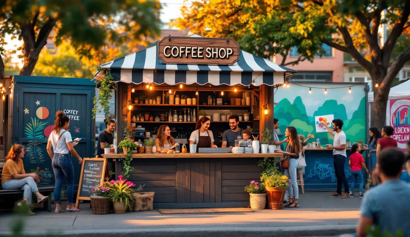 A small business supporting local events and connecting with community members.