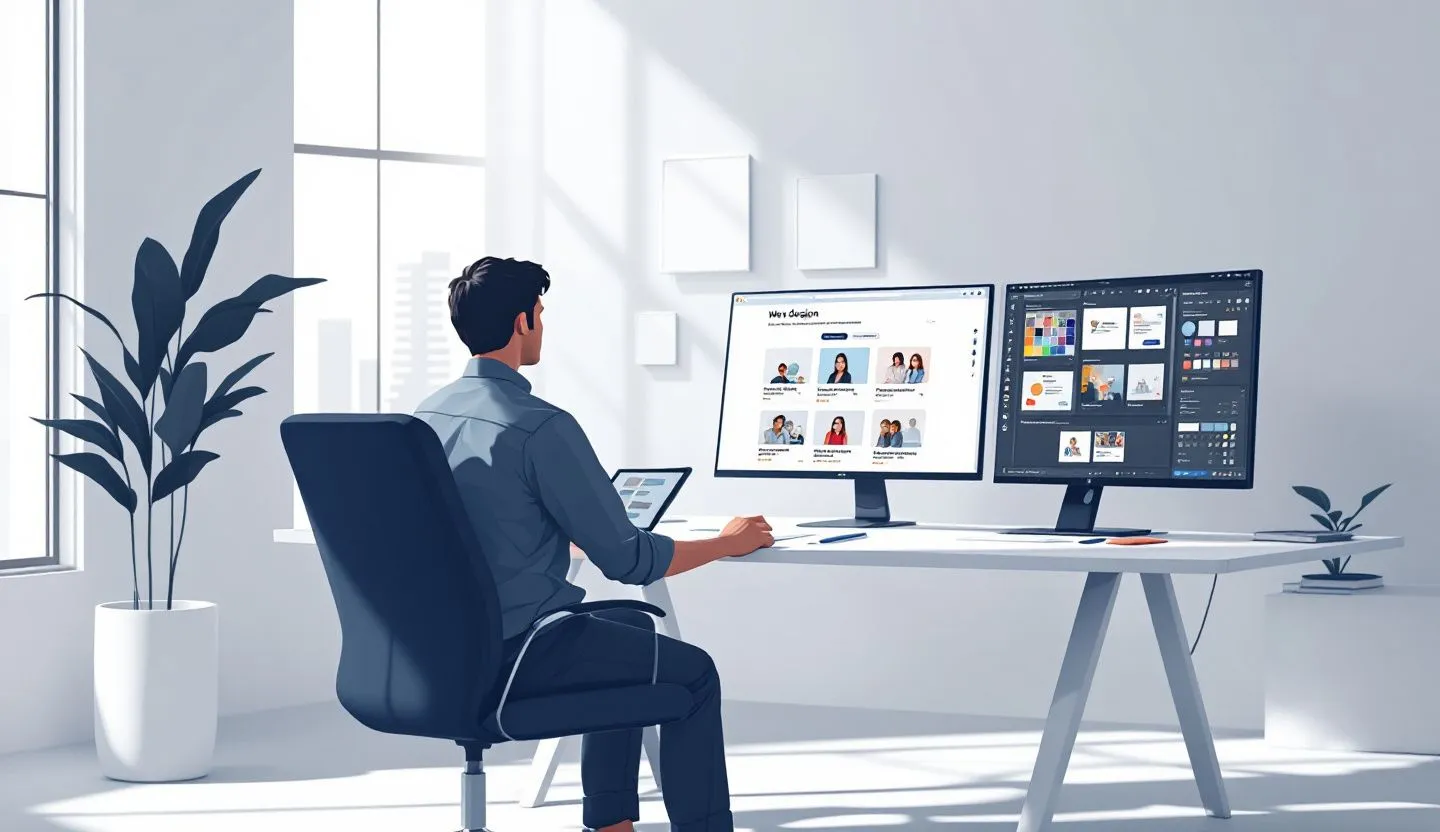 A designer incorporating authentic user-generated content into a business’s website.