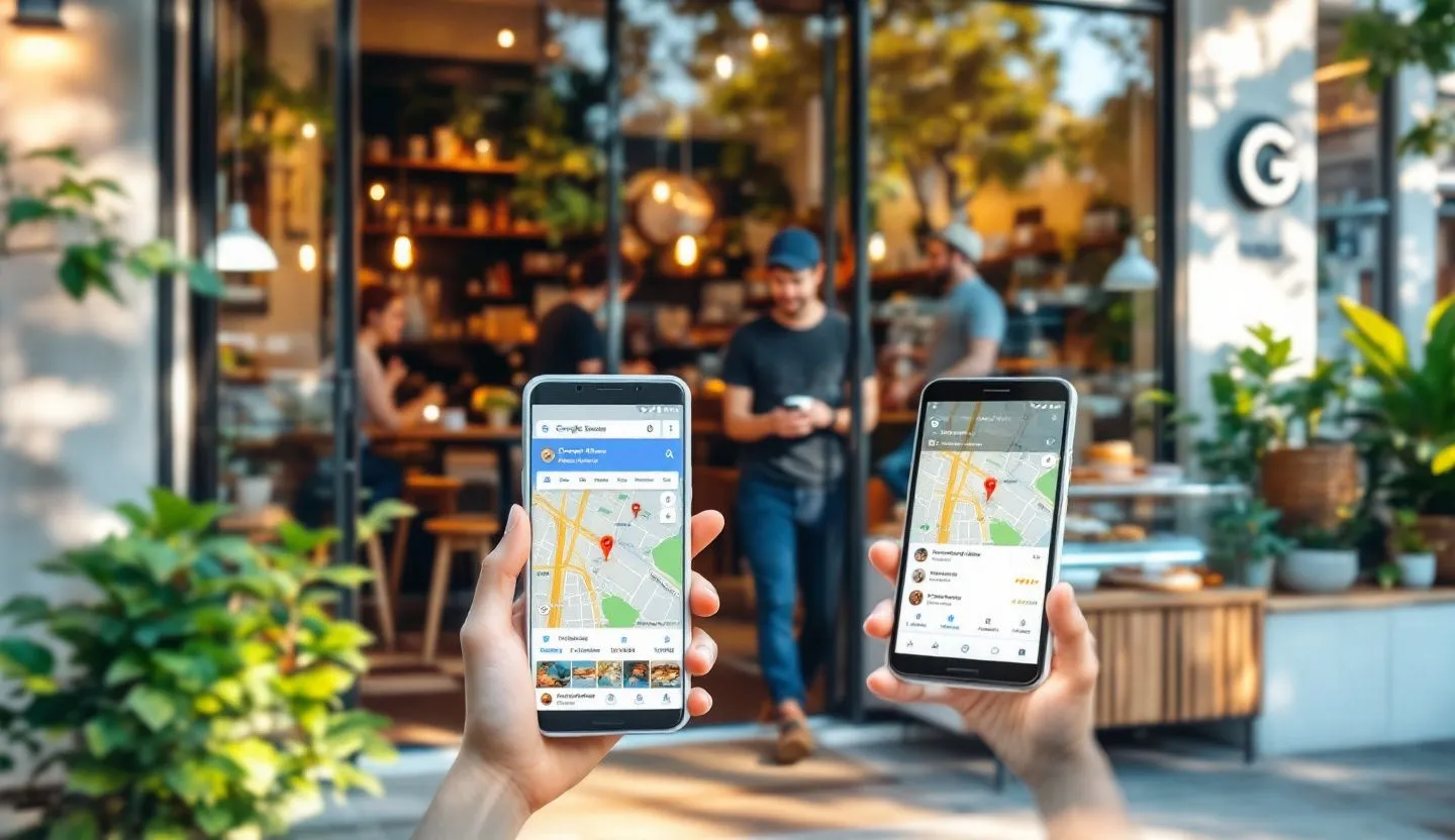 A brand using Google My Business to attract local customers and showcase products or services.